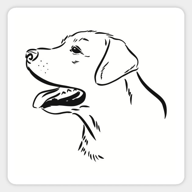 Labrador Retriever Sticker by rmcbuckeye